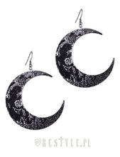 Charger l&#39;image dans la galerie, Boucles d&#39;Oreilles Moon Textured

