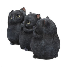 Charger l&#39;image dans la galerie, Statuette Three Wise Fat Cats (I24)
