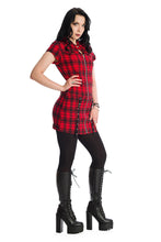 Load image into Gallery viewer, Robe Tartan Night [DR16447] [ROUGE]
