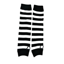 Load image into Gallery viewer, Arm Warmers Stripe [NOIR/BLANC]
