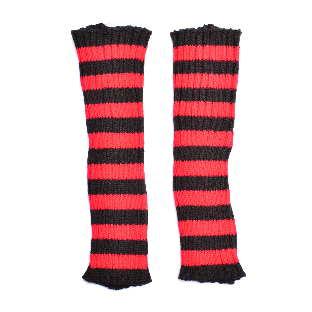 Arm Warmers Tilly [NOIR/ROUGE]