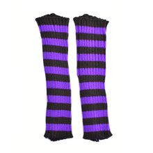Load image into Gallery viewer, Arm Warmers Tilly [NOIR/MAUVE]
