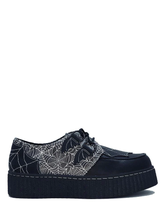 Charger l&#39;image dans la galerie, Chaussures Creepers Krypt Spider Web (I24)
