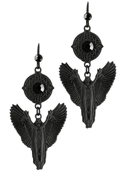 Boucles d'Oreilles Angel [NOIR]