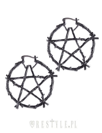 Boucles d'Oreilles Branch Pentagram