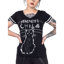 Load image into Gallery viewer, T-Shirt Varsity Moon Kitty
