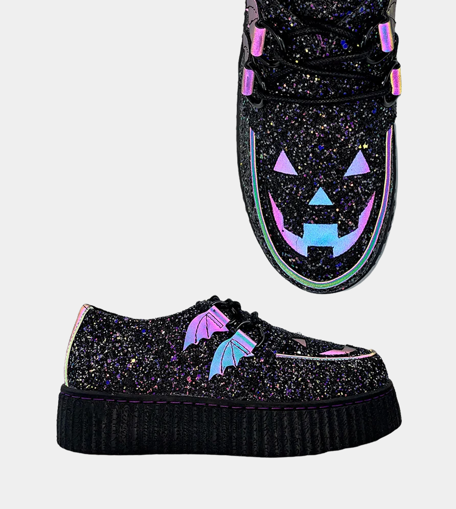 Chaussures Creepers Krypt Jack Glitter