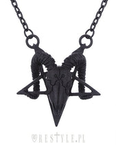 Load image into Gallery viewer, Collier Ram Skull [BLACK]
