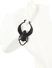 Load image into Gallery viewer, Boucles d&#39;Oreilles Scarab [NOIR]
