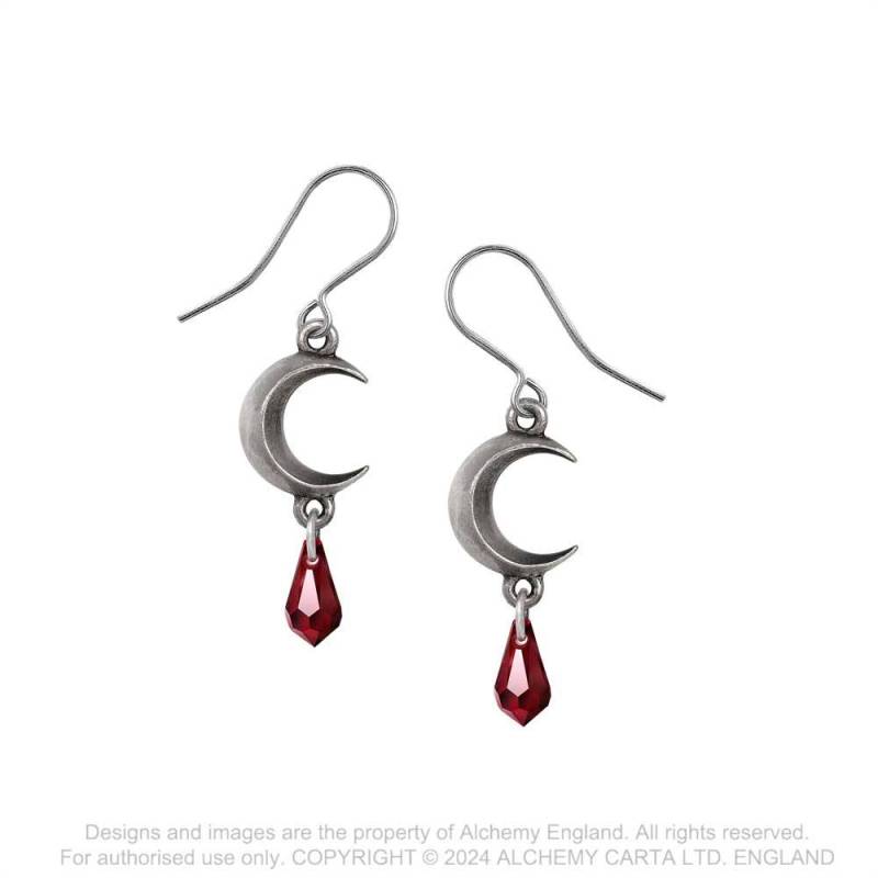 Boucles d'oreilles Tears Of The Moon [E477R] [RED]