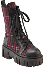 Load image into Gallery viewer, Bottes Kick the Bucket [BLOOD TARTAN]
