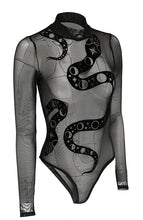 Charger l&#39;image dans la galerie, Bodysuit Snake Mesh (I24M)
